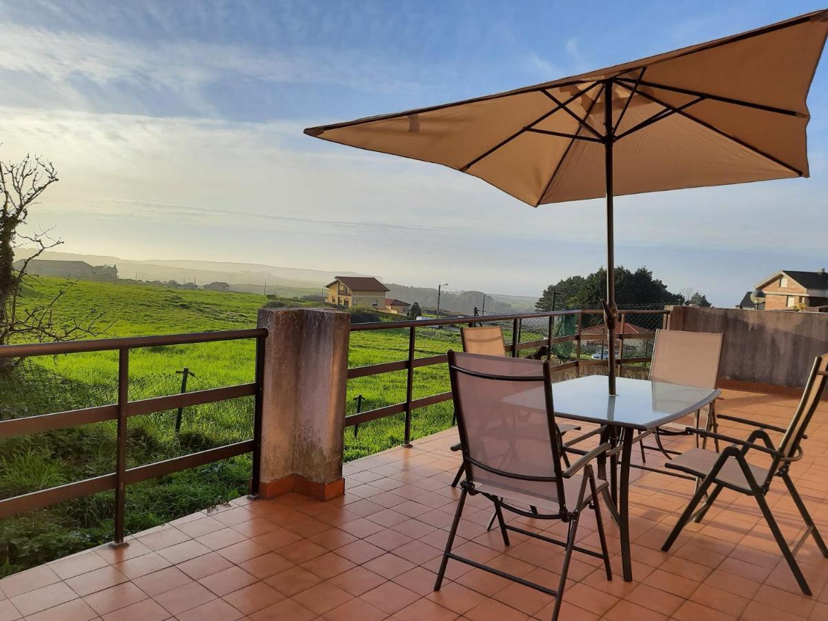Con Vistas Al Mar Y Aparcamiento Gratis Apartment Суансес Екстериор снимка